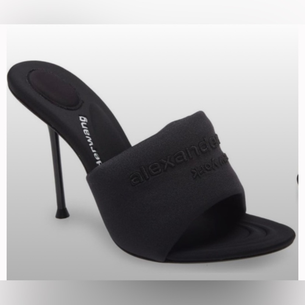 Authentic Alexander Wang Black Open-Toe Heels
